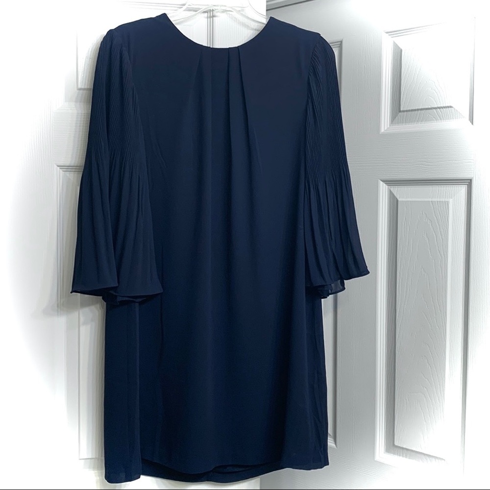 H&M Navy Long-Sleeved Mini Dress